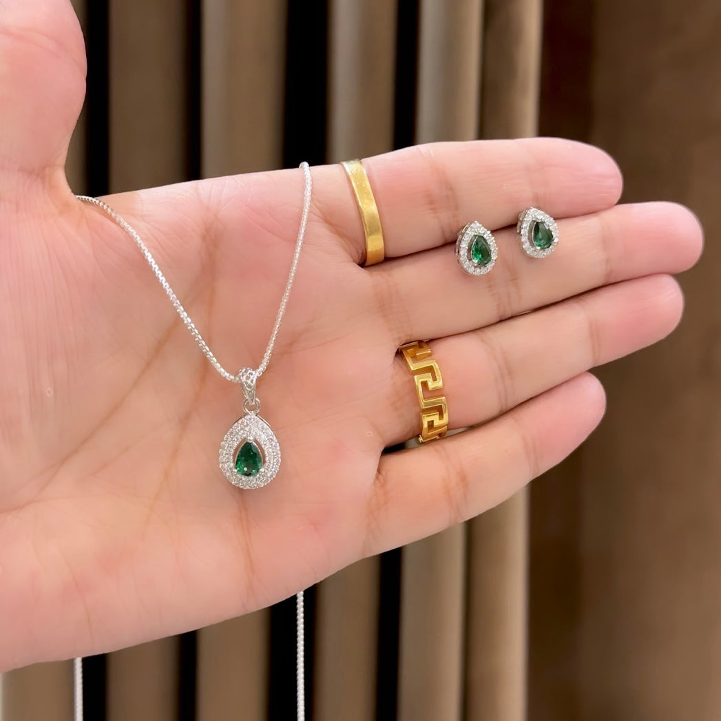 Silver Pendant set