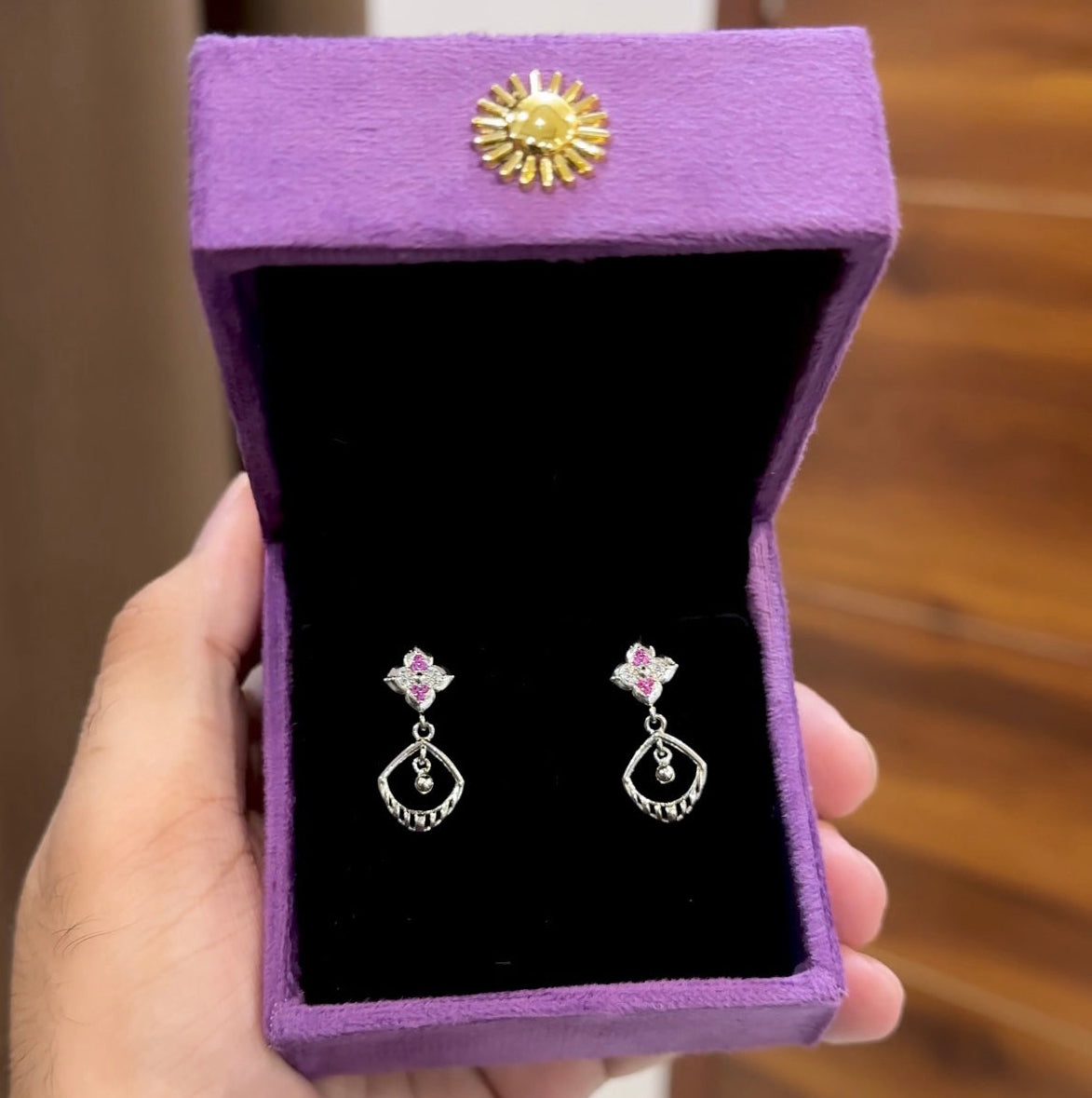 Silver Dangler Earrings