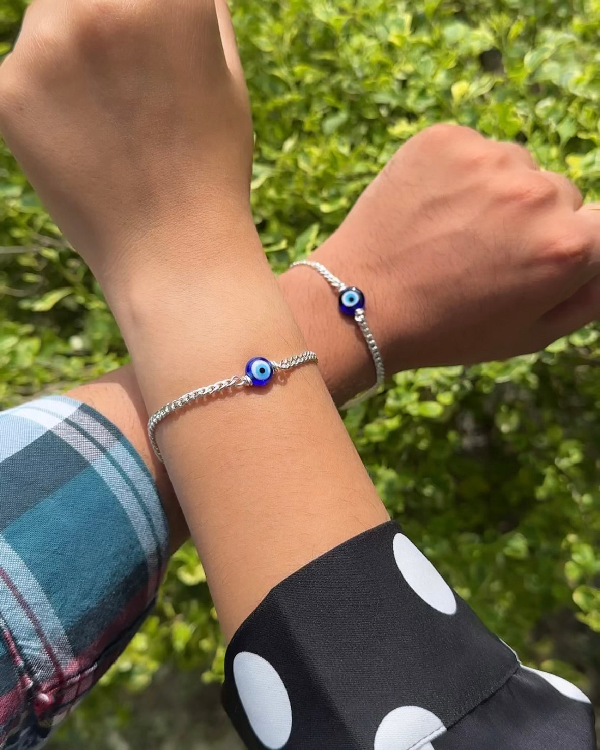 Couple Evil Eye Minimal Bracelet