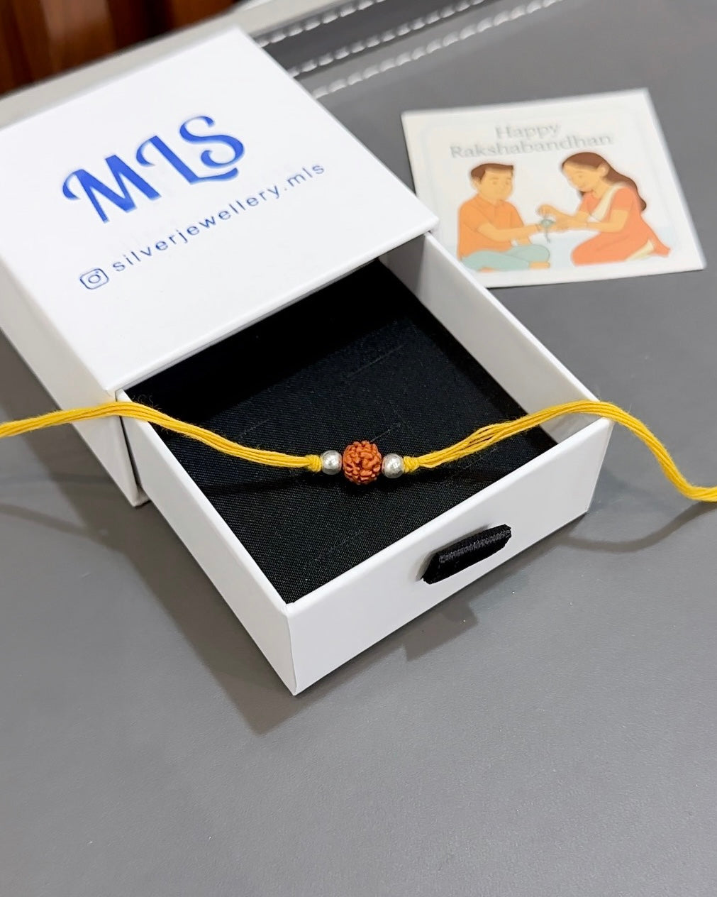 Silver Thread Rakhi