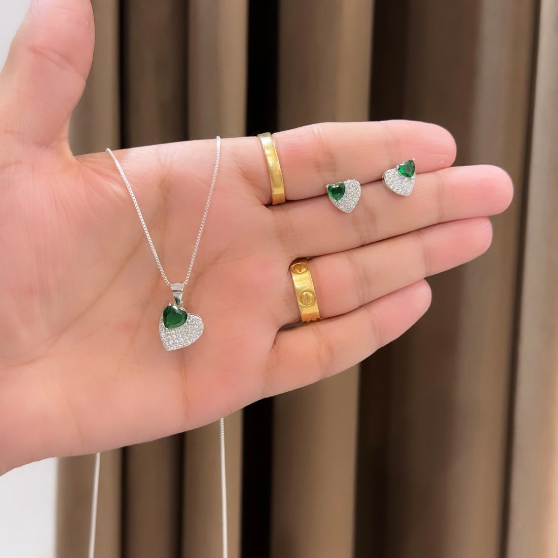 Silver Pendant set