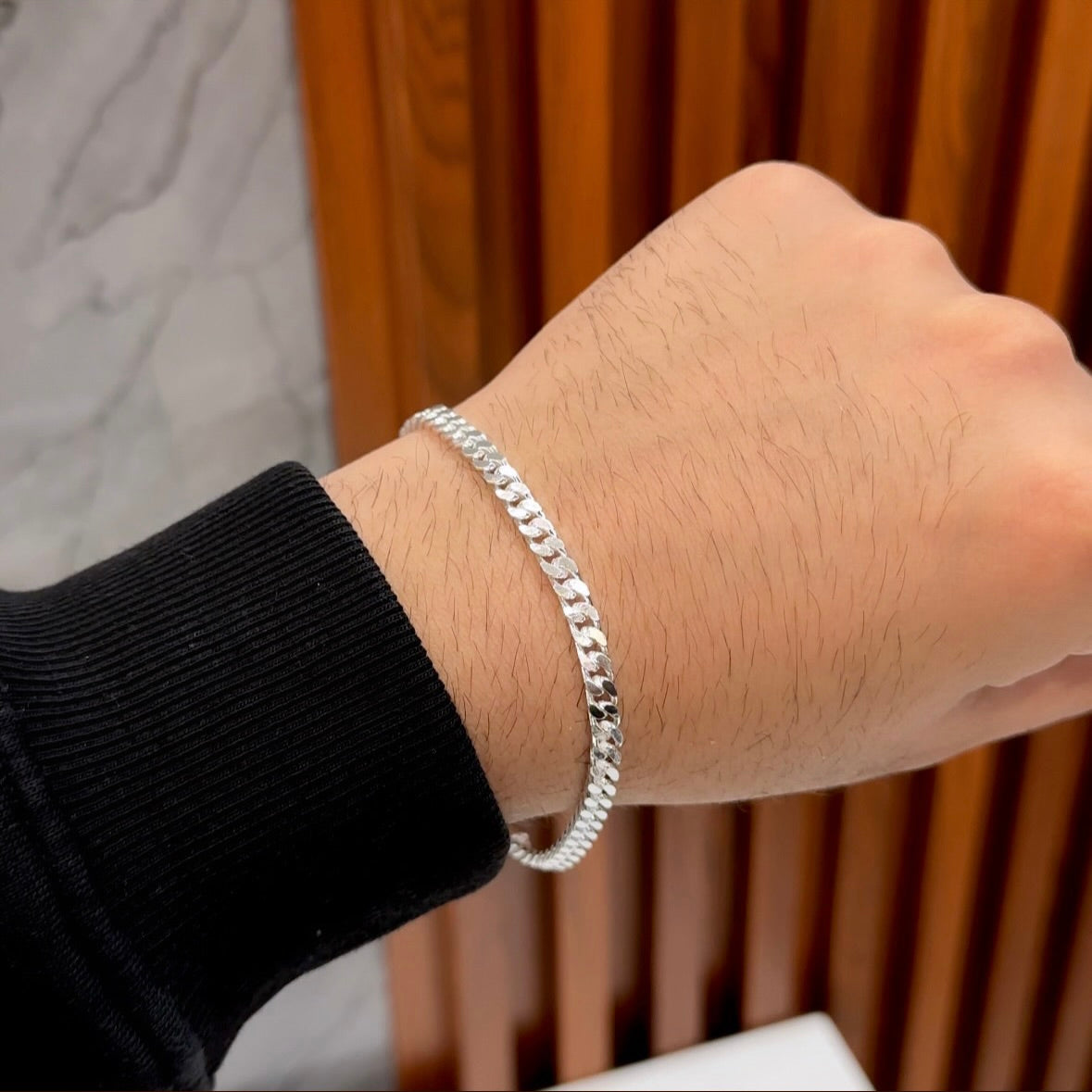 Block Cuban Bracelet