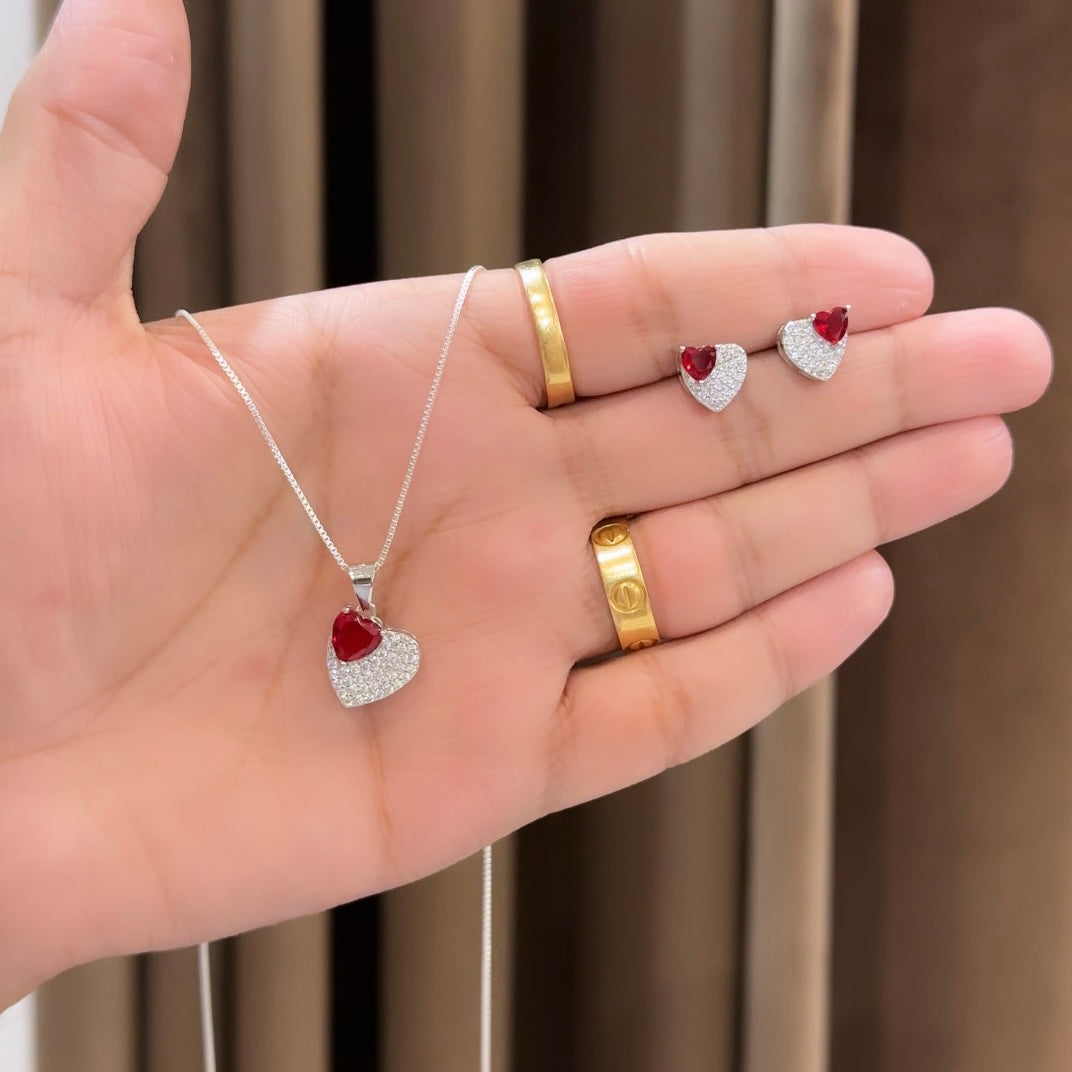 Silver Pendant set