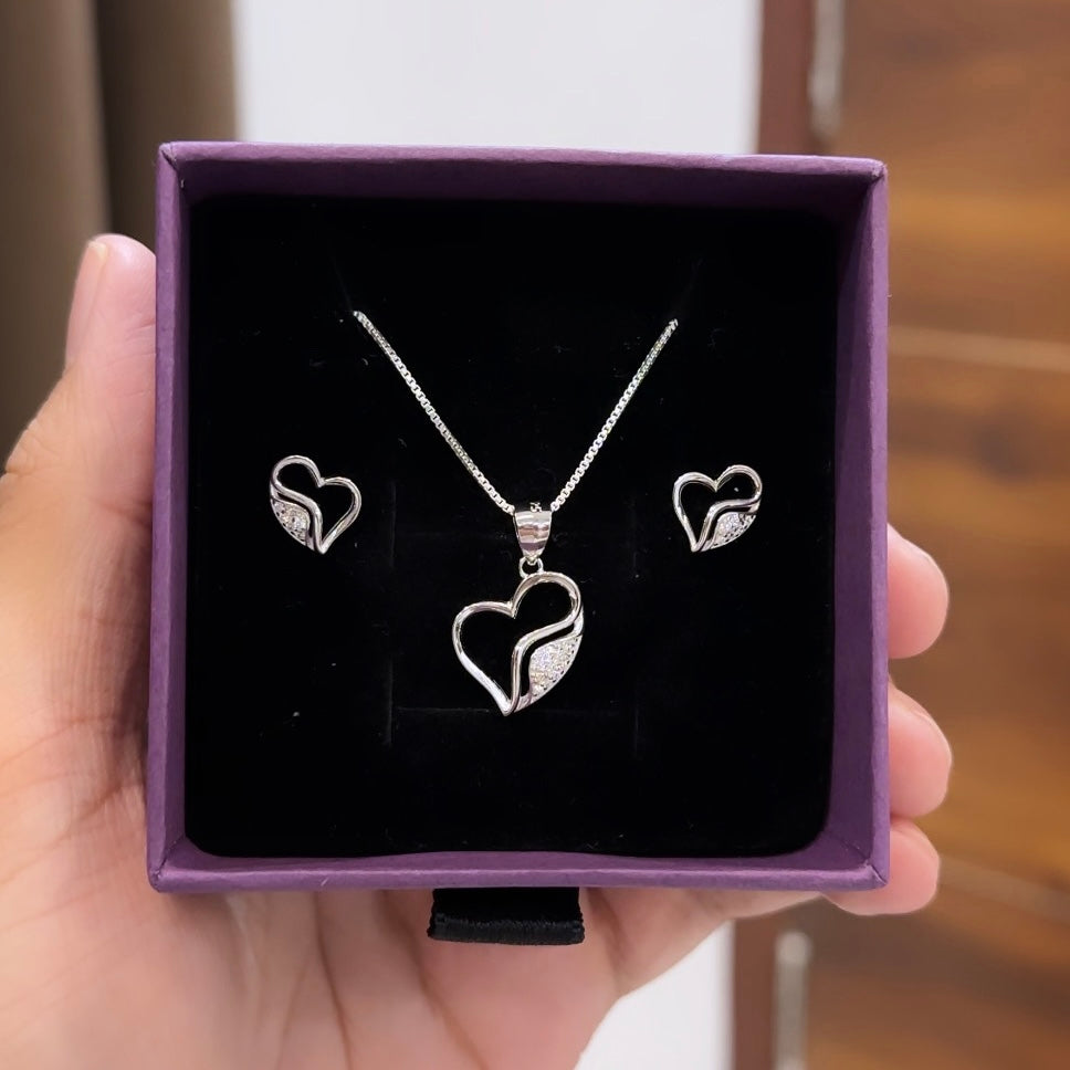 Silver Pendant Set