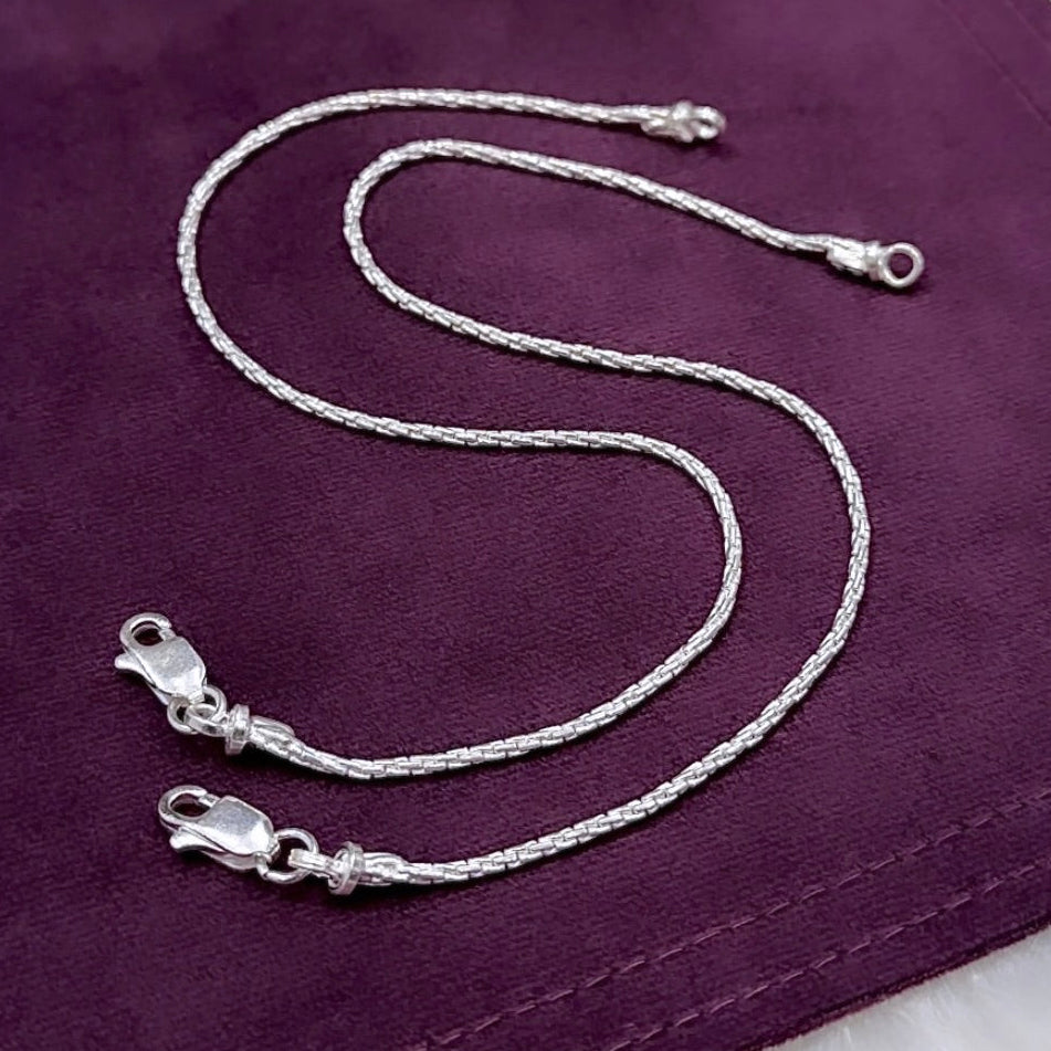 Twisted Chain Anklets