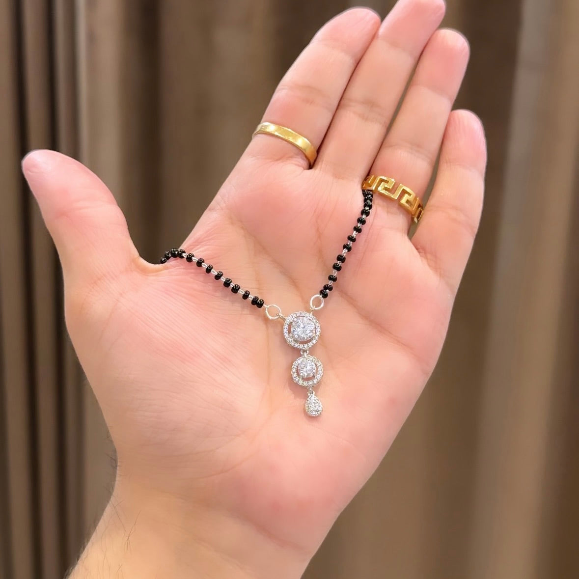 Silver Mangalsutra Chain