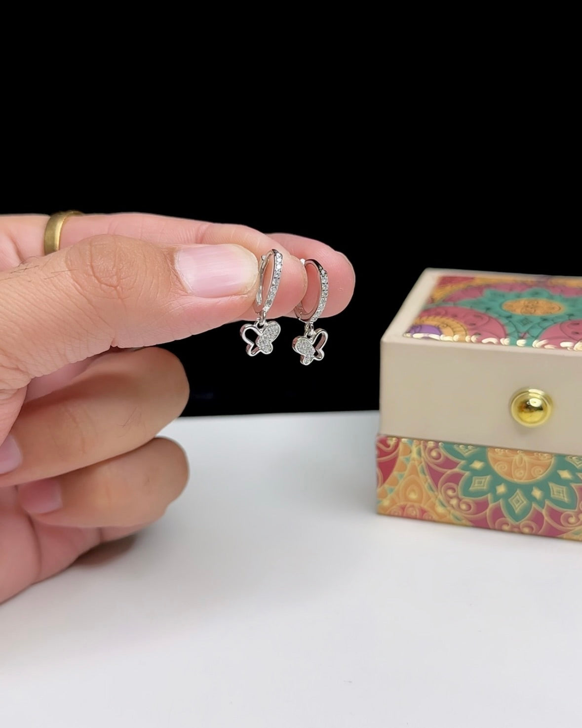 Cutest Butterfly Mini Hanging Bali Earrings