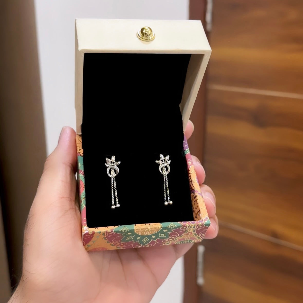 Silver Dangler Earrings