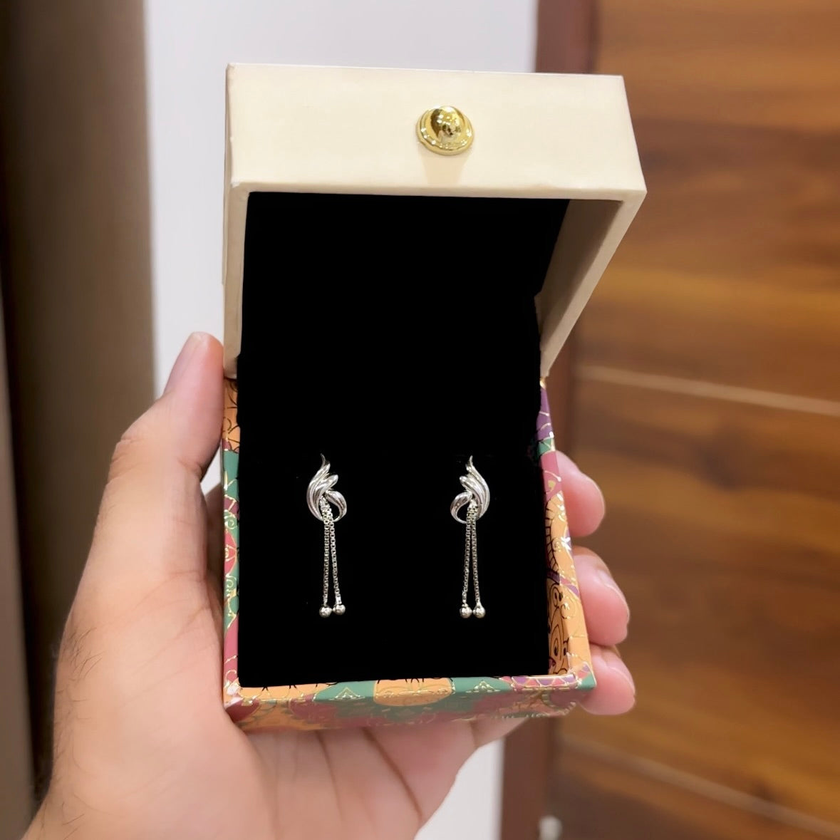 Silver Dangler Earrings