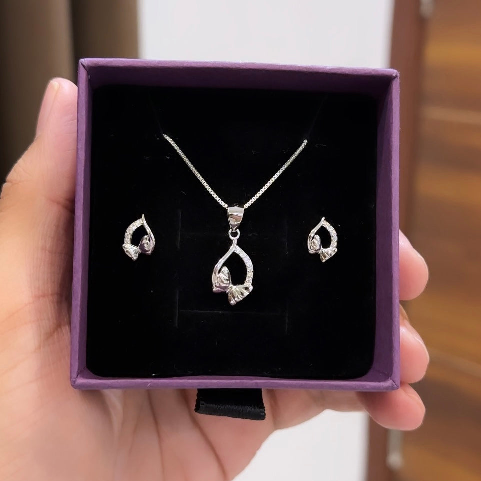 Silver Pendant Set