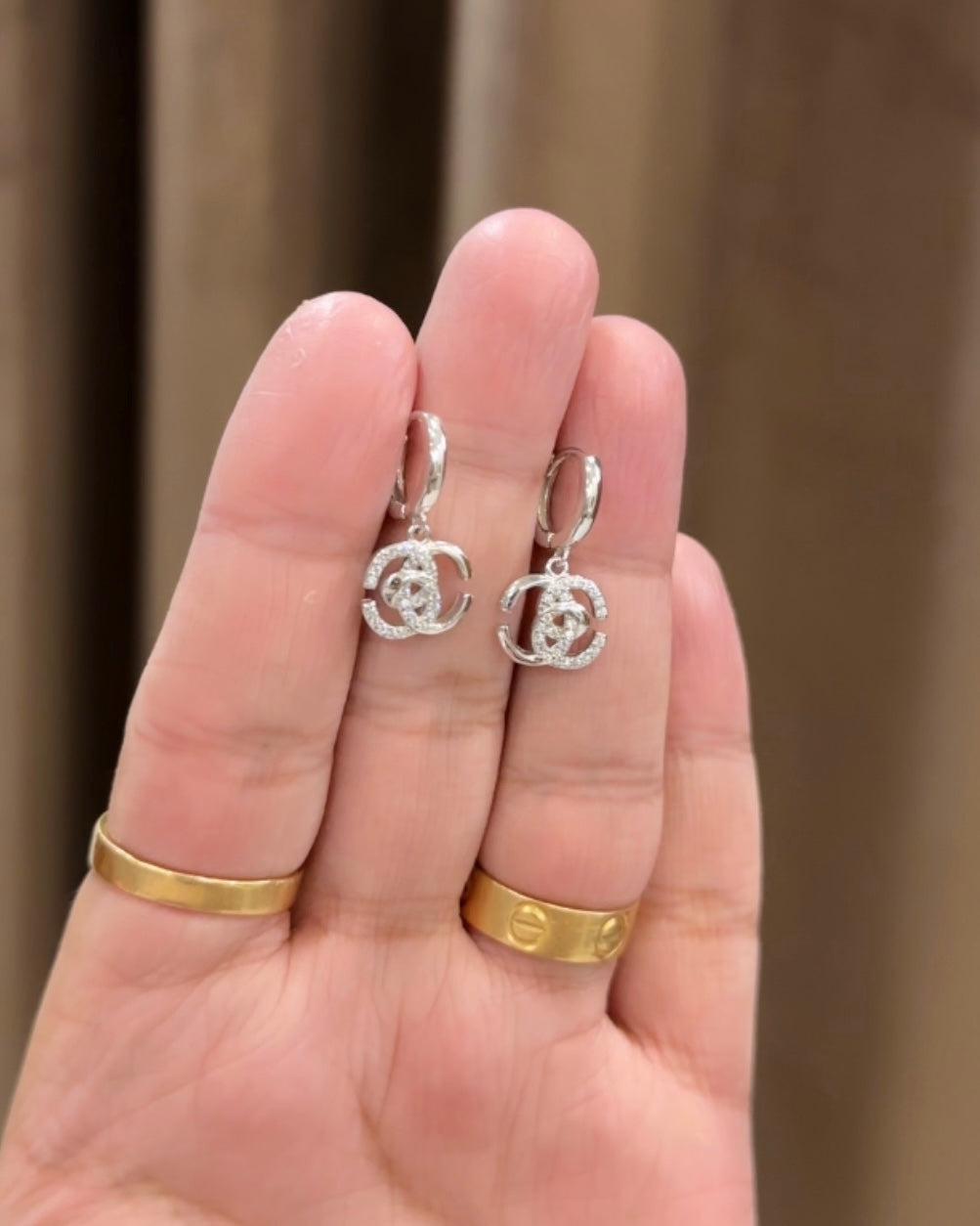 Chanel Hanging Bali Earrings