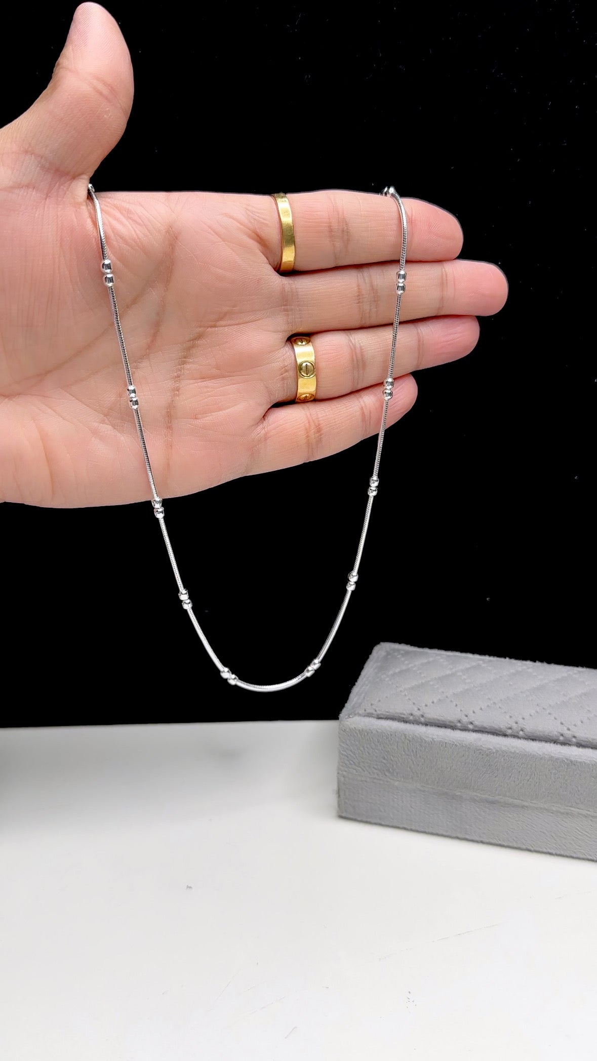 Double Ball Snake Chain