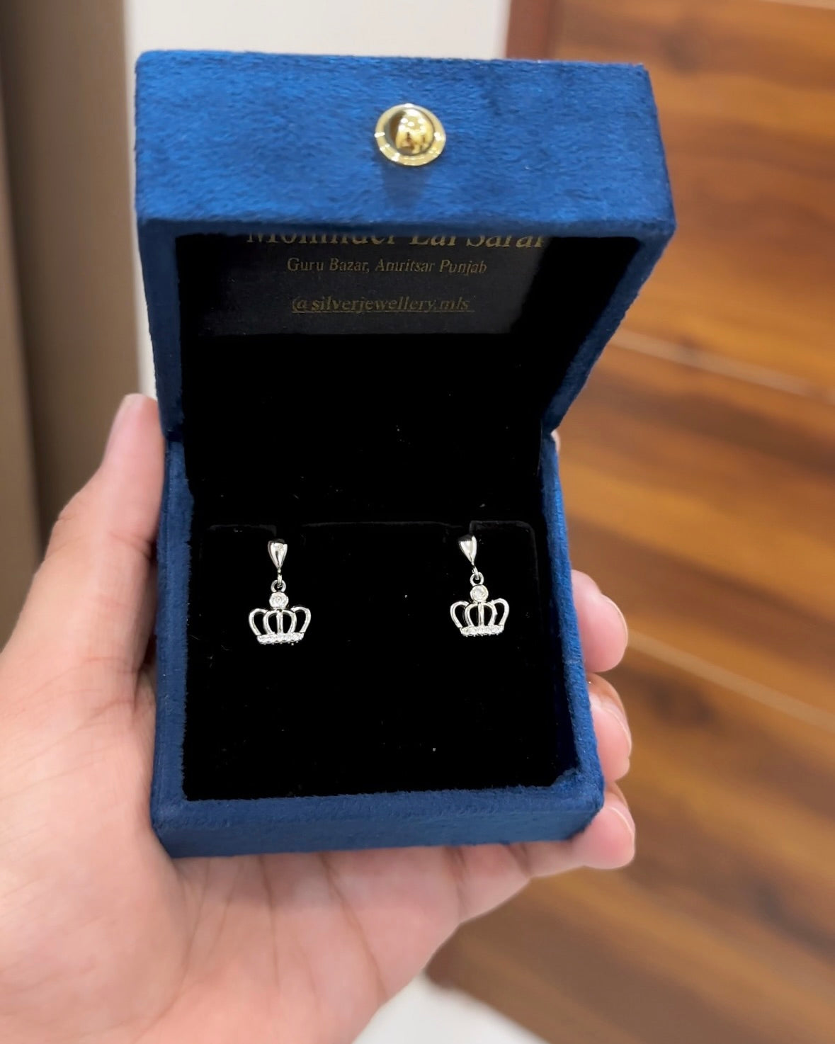 Crown Dangler Earring