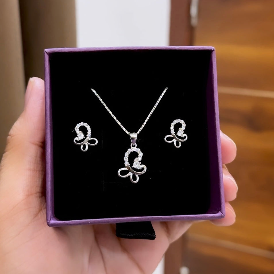 Silver Pendant Set
