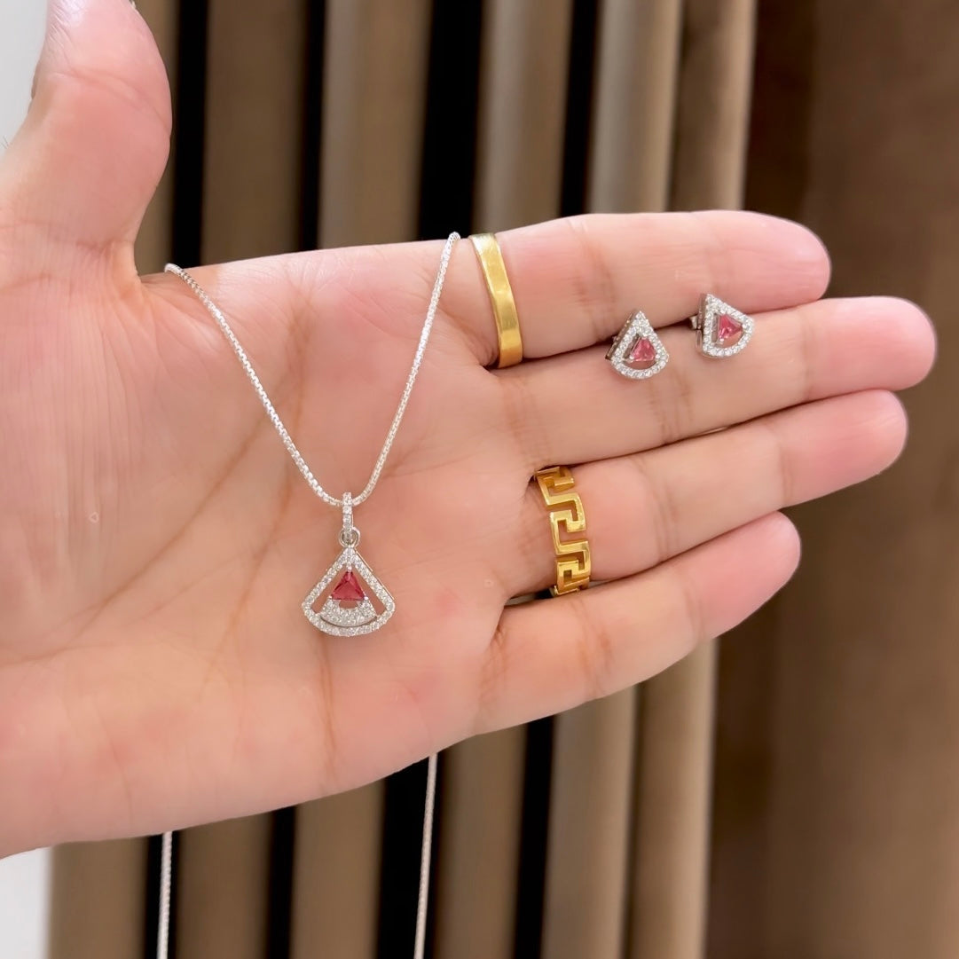 Silver Pendant set