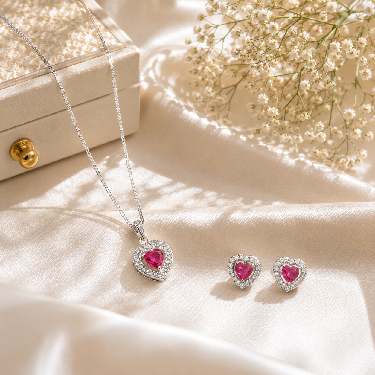 Silver Pendant set