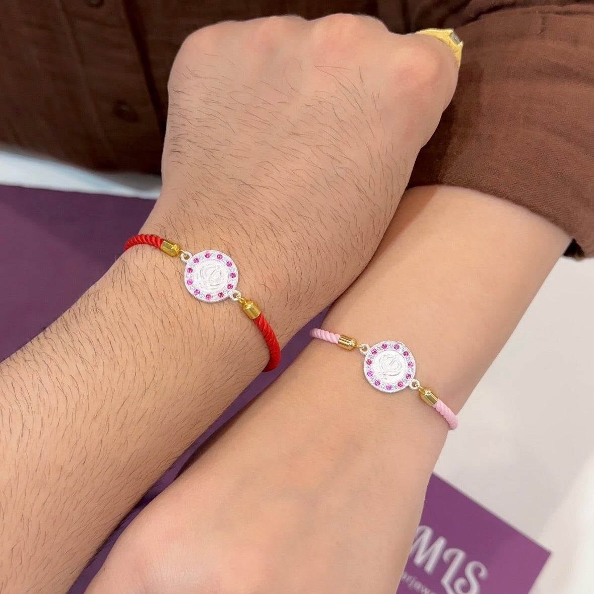 Bhaiya Bhabhi Silver Rakhi
