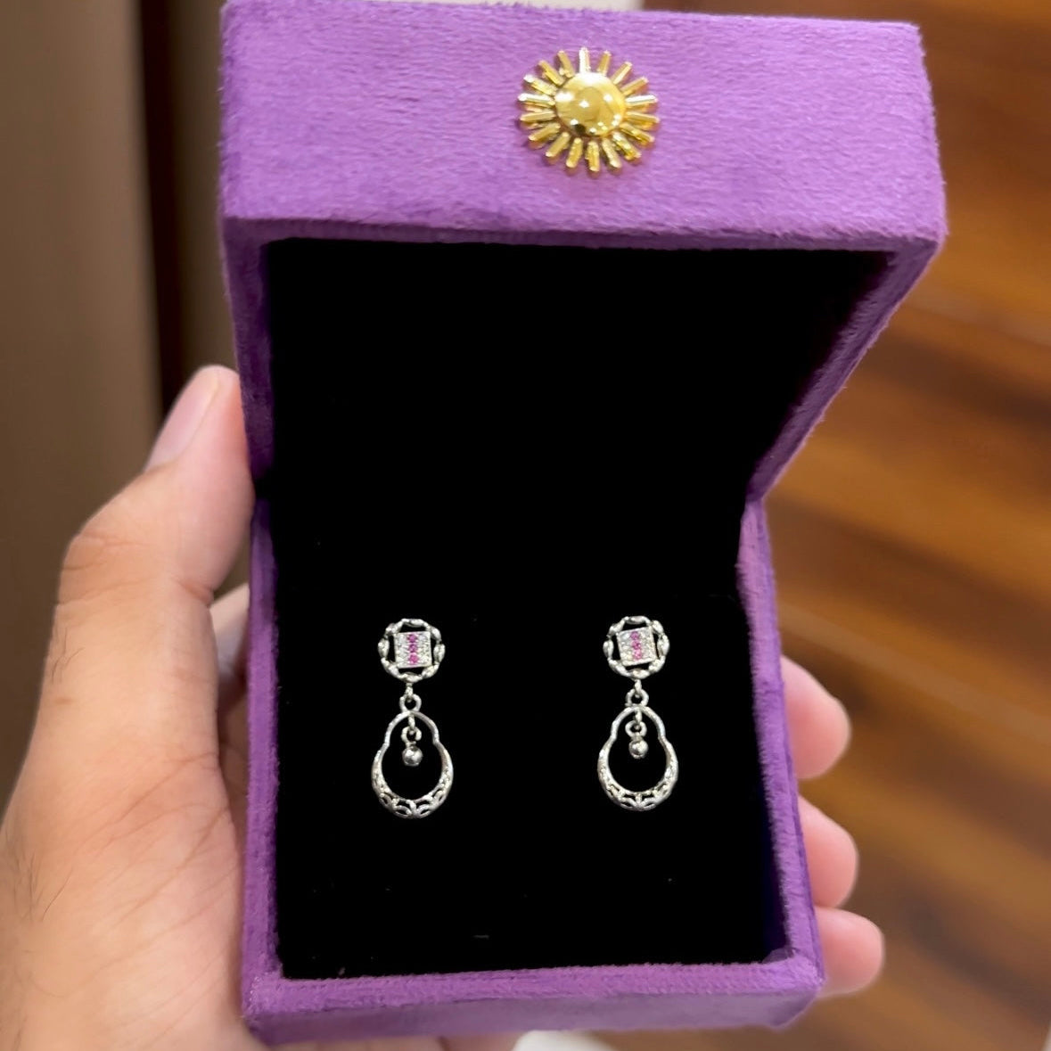 Silver Dangler Earrings