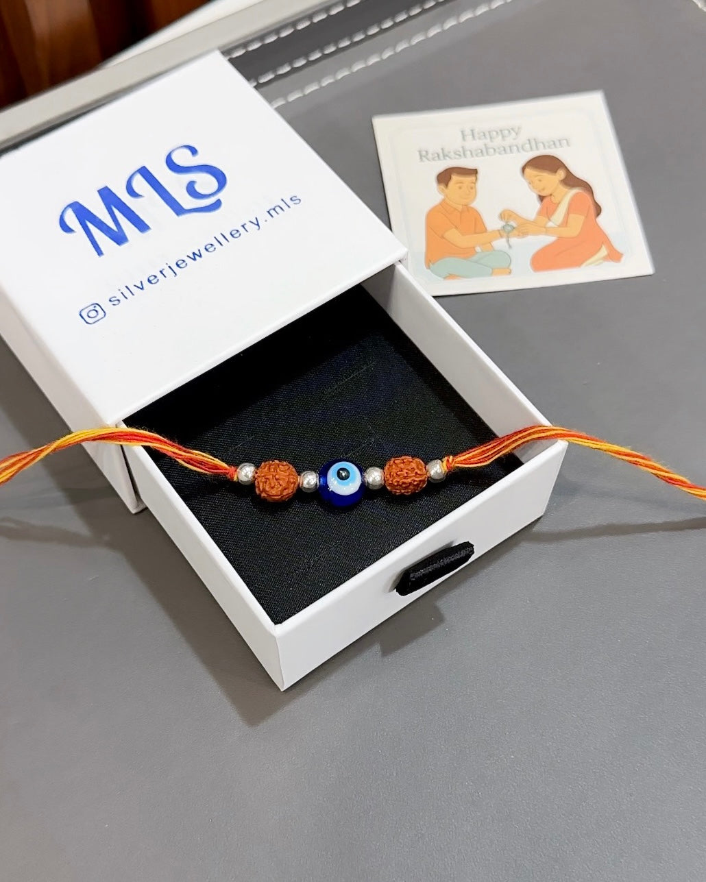 Silver Thread Rakhi