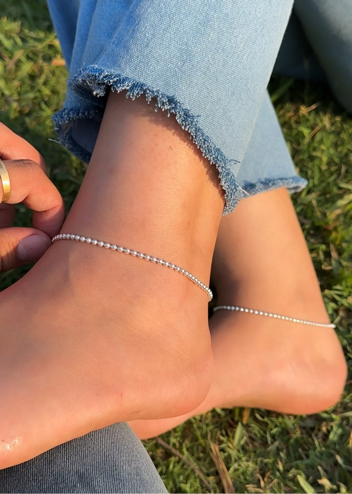 Ball Chain Anklets