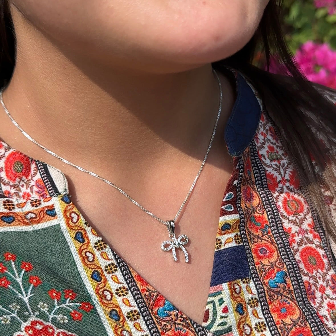 Bowtie Chain Pendant