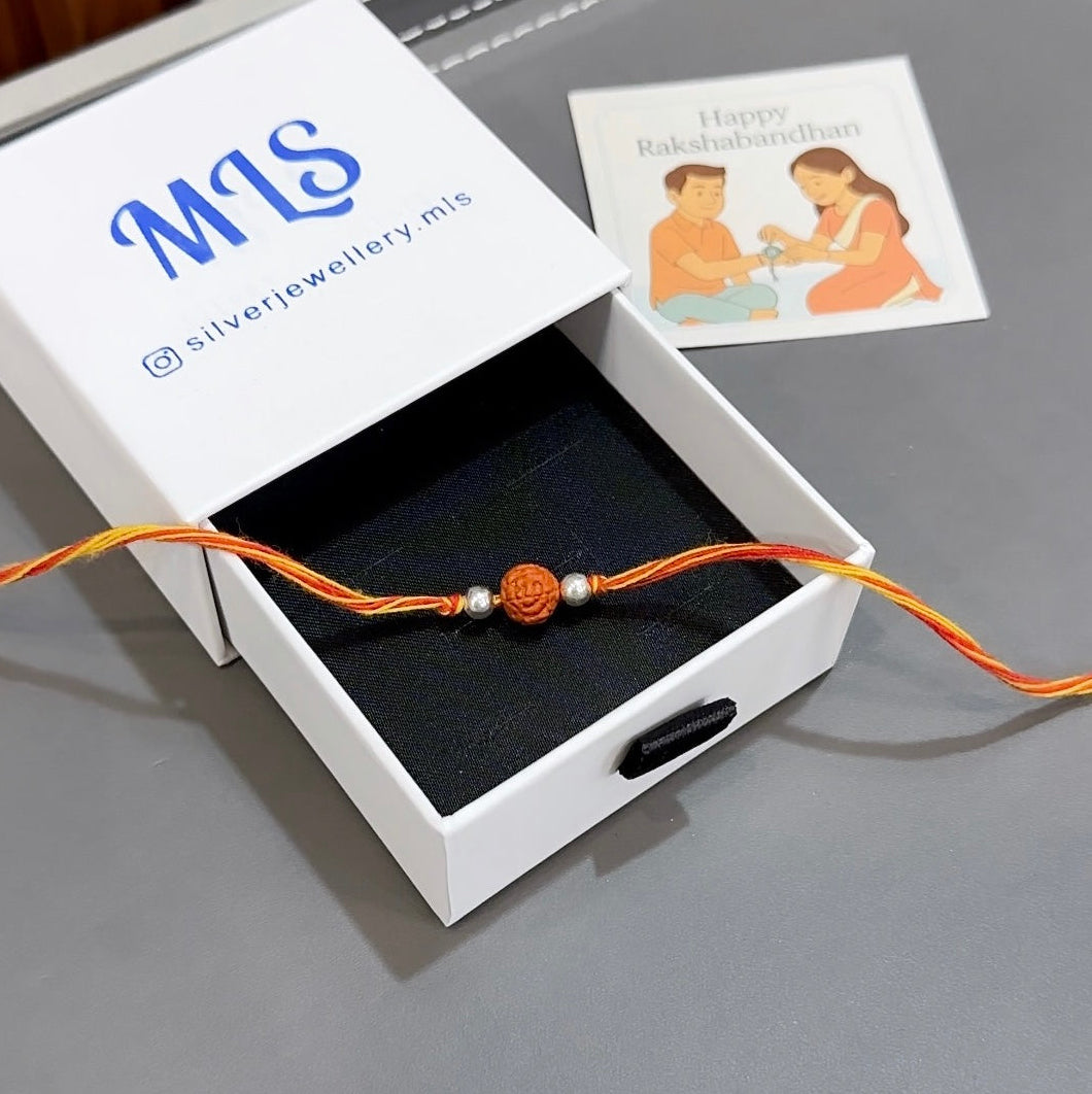 Silver Thread Rakhi