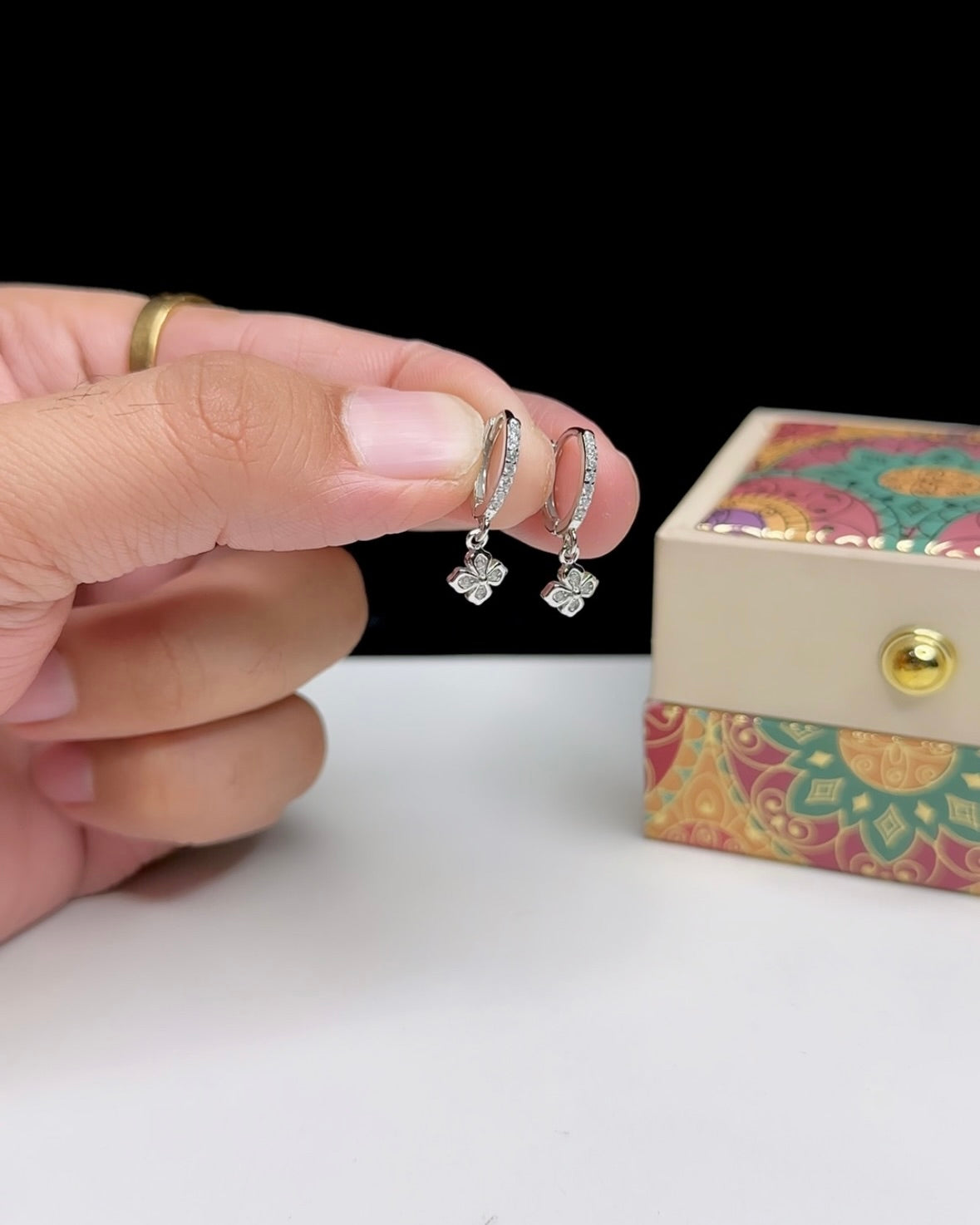 Mini Hanging Bali Earrings