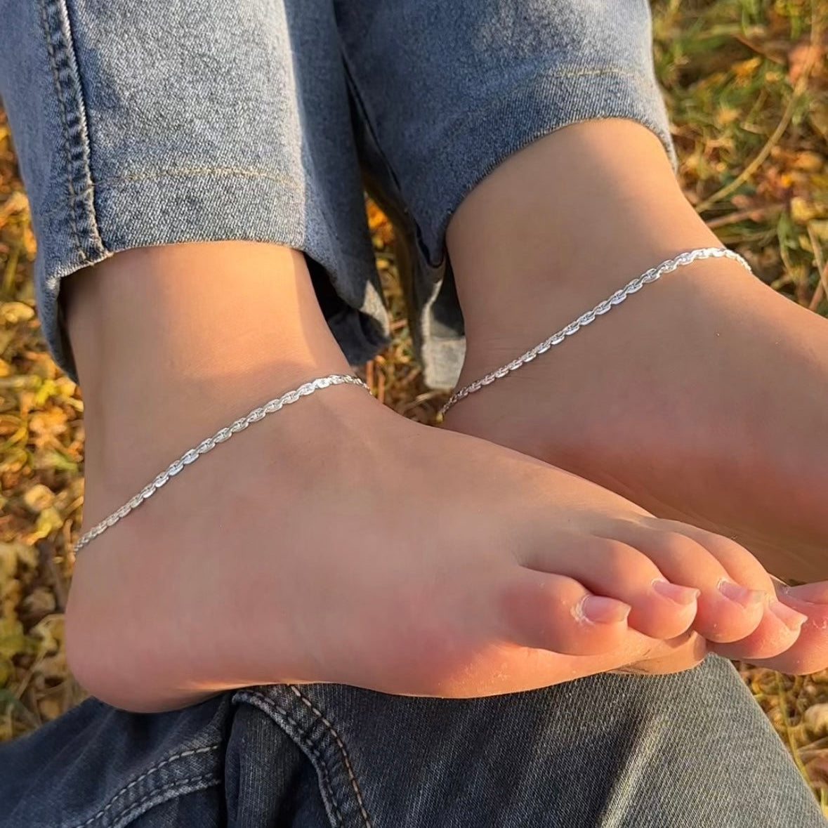 Rope Style Chain Anklets