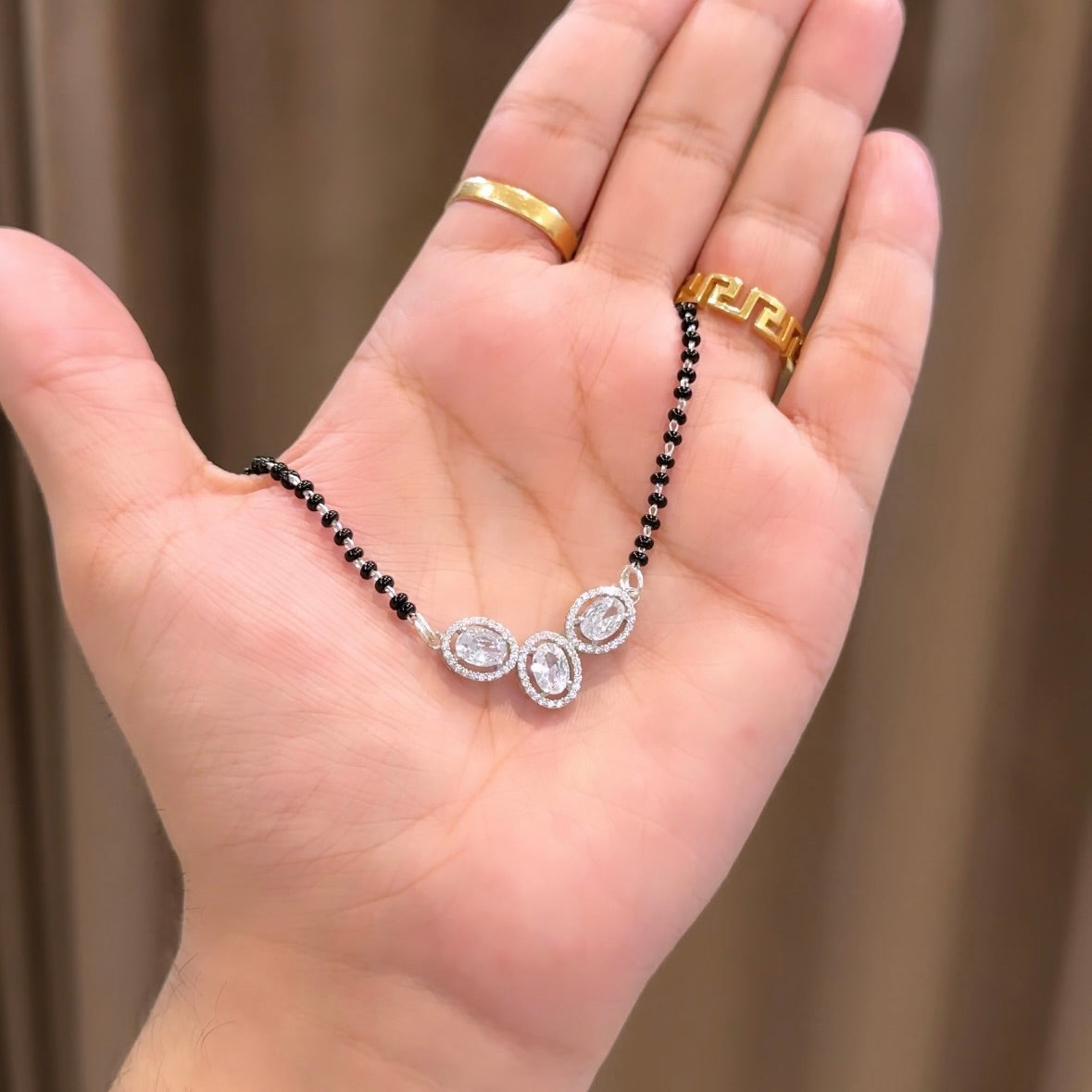 Silver Mangalsutra Chain
