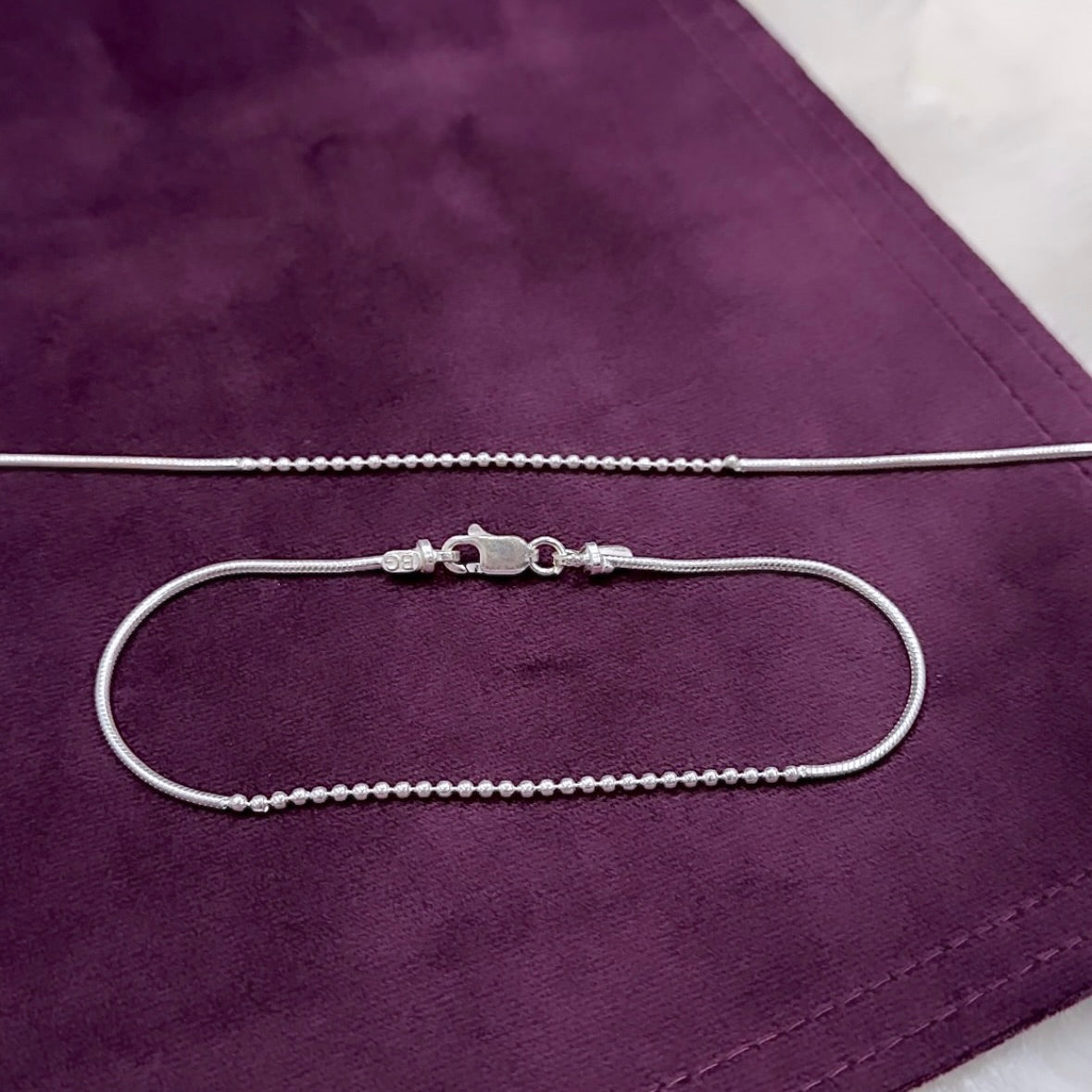 Ball Centred Chain Anklets