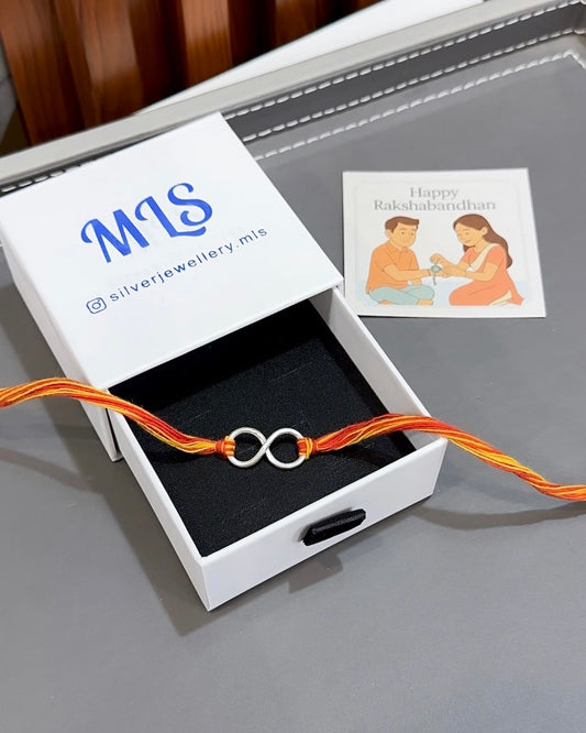 Silver Thread Rakhi