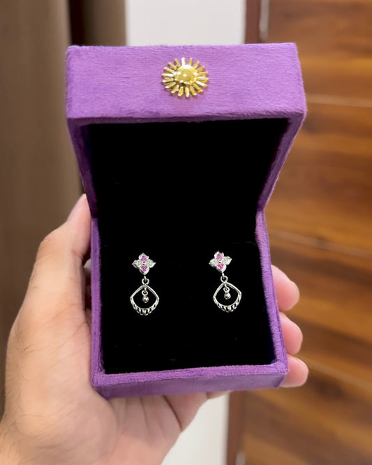 Silver Dangler Earrings