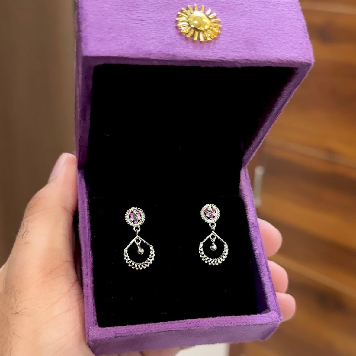 Silver Dangler Earrings