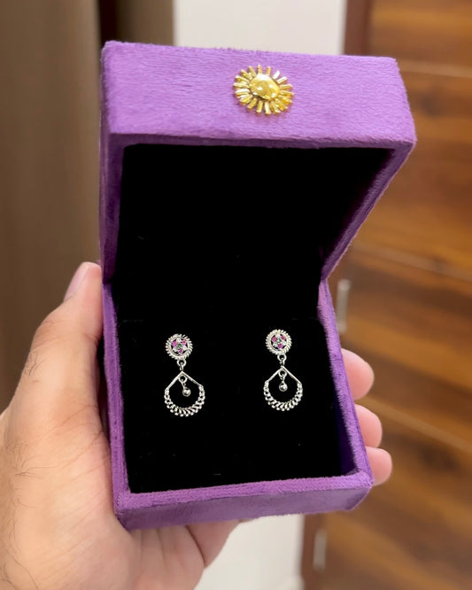 Silver Dangler Earrings