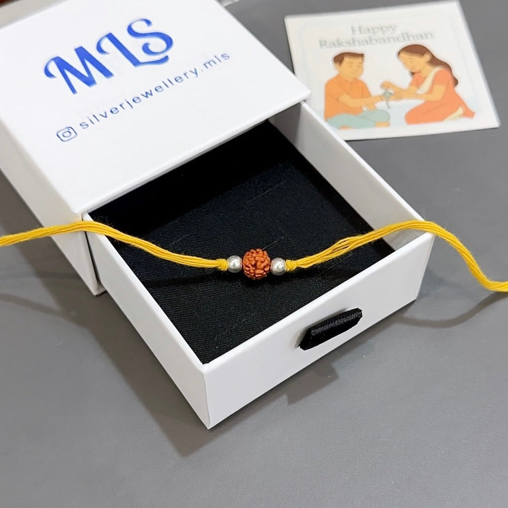 Silver Thread Rakhi