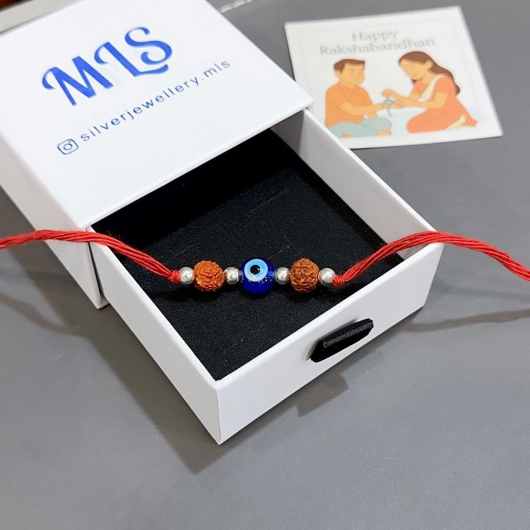 Silver Thread Rakhi