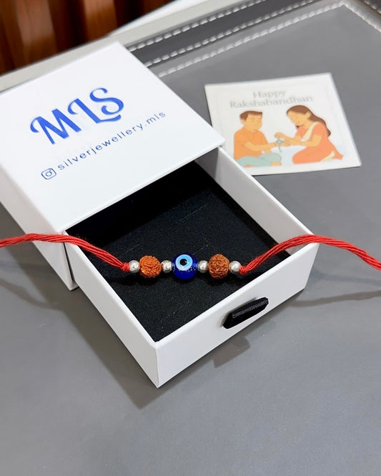 Silver Thread Rakhi