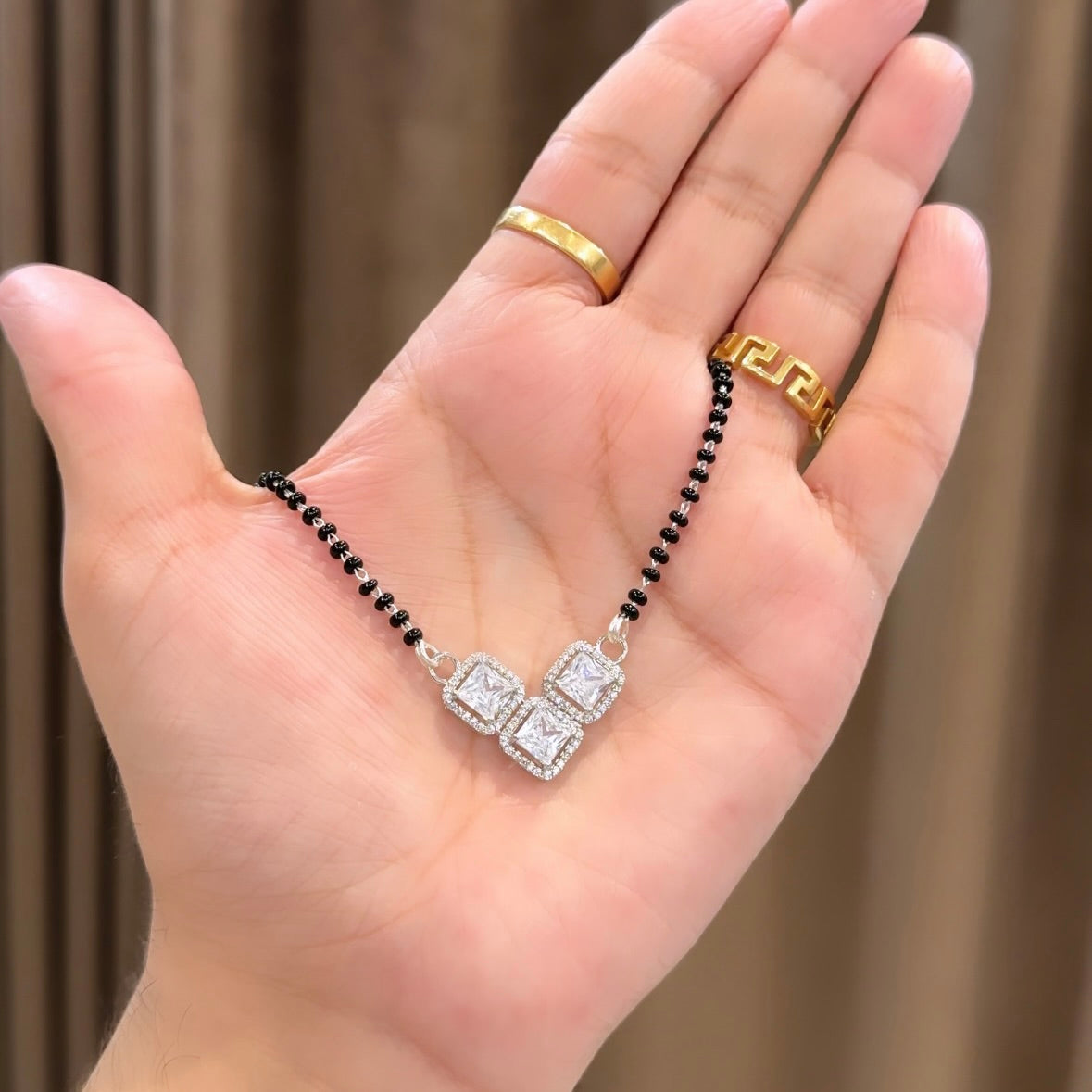 Silver Mangalsutra Chain