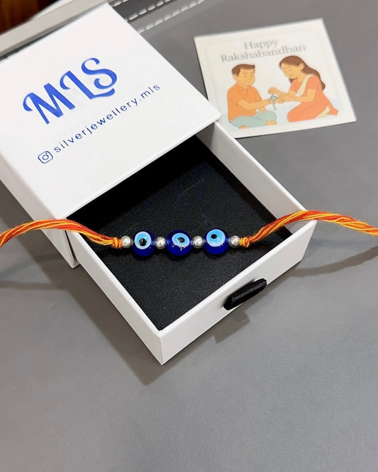 Silver Thread Rakhi
