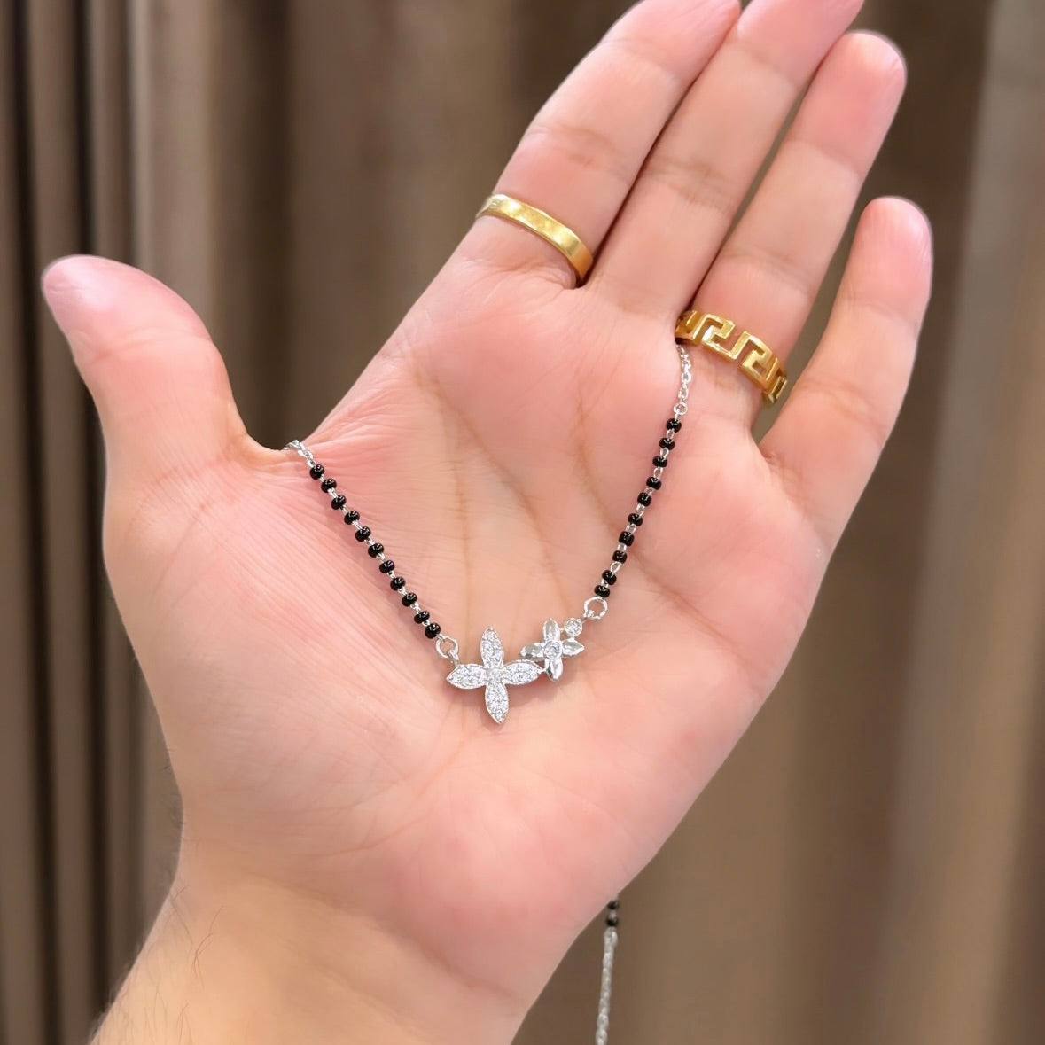 Silver Mangalsutra Chain