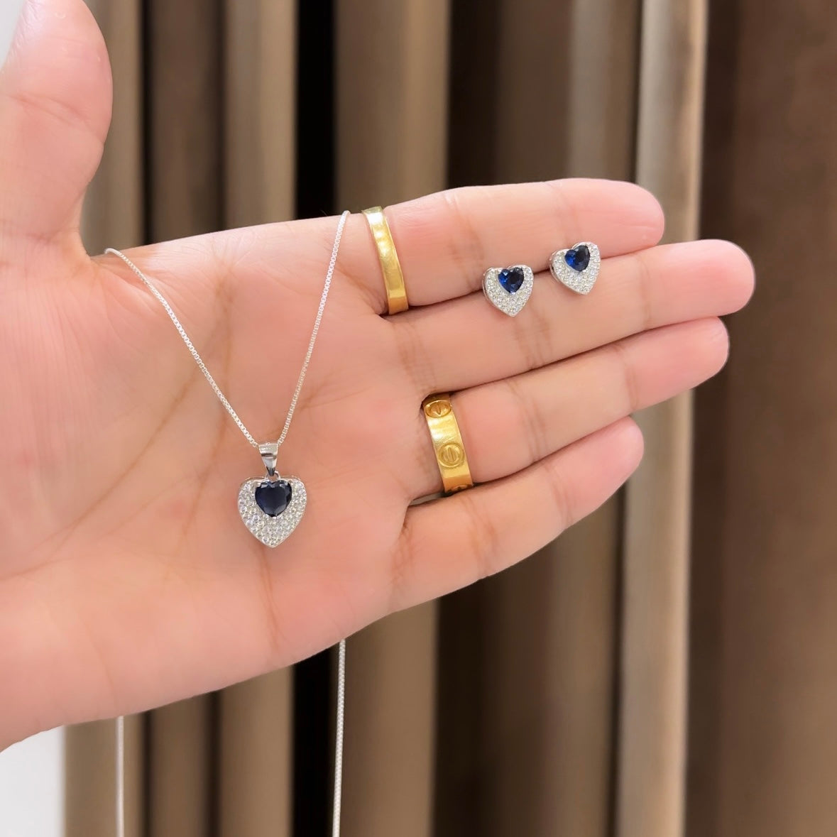 Silver Pendant set
