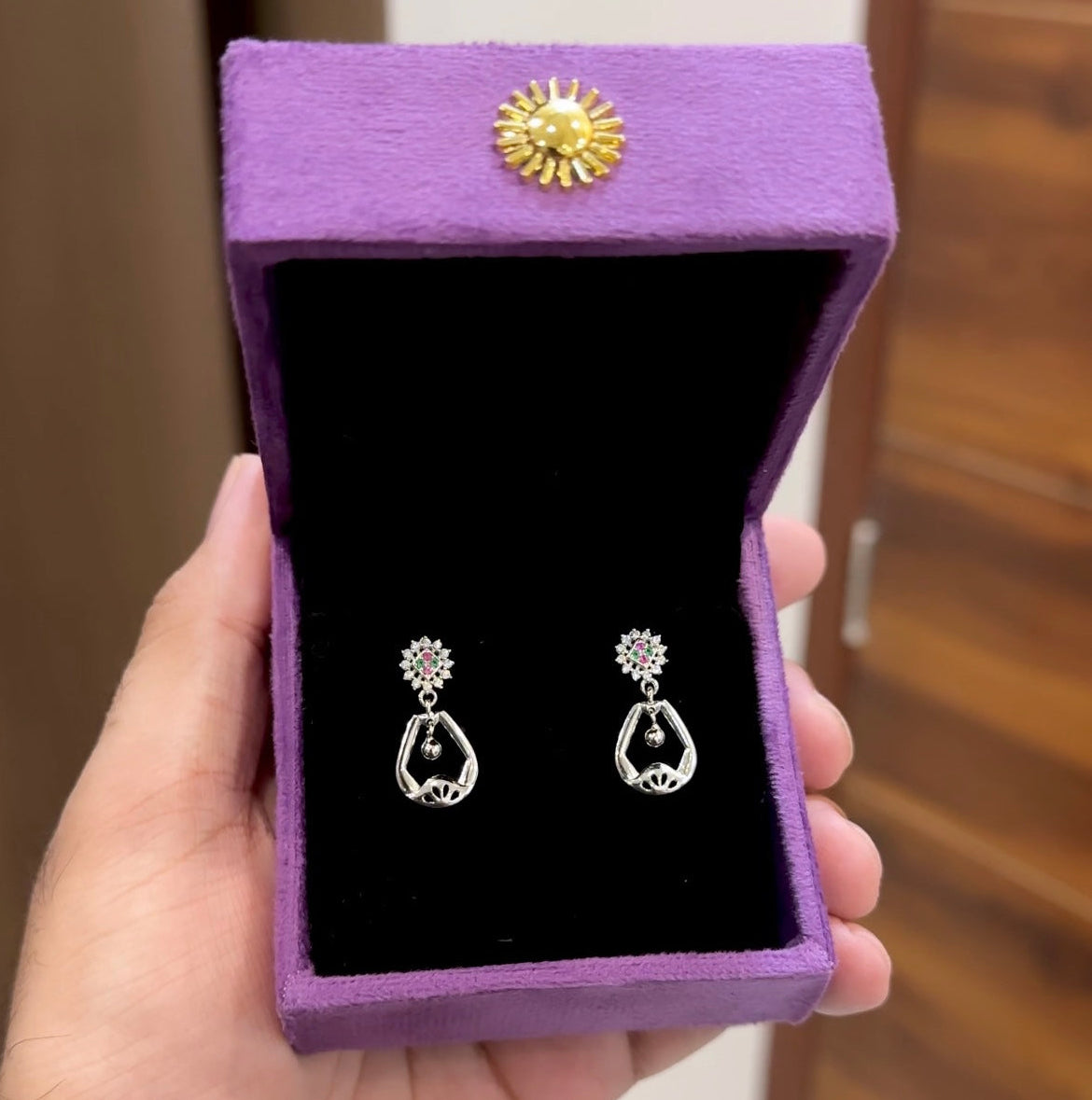 Silver Dangler Earrings