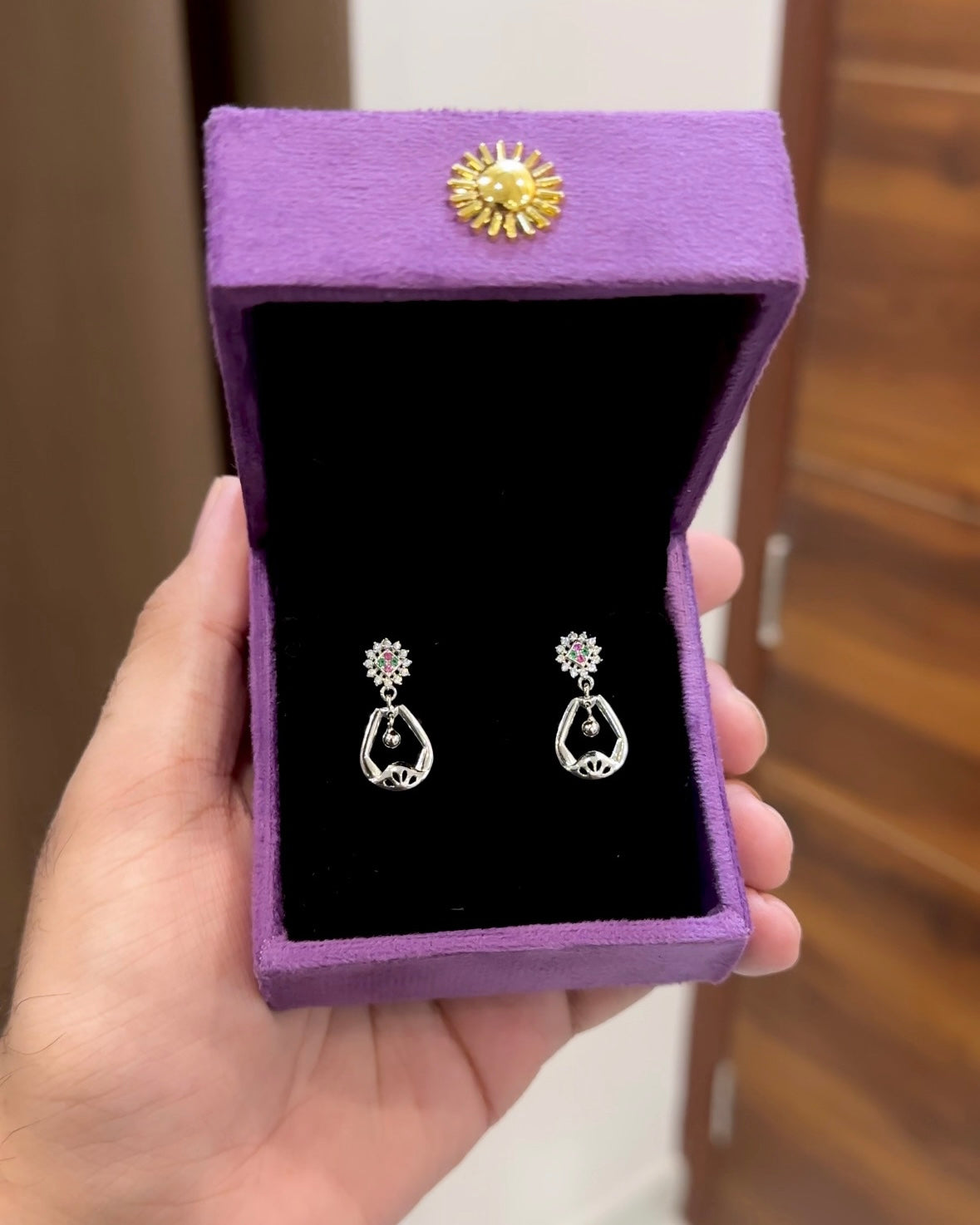 Silver Dangler Earrings
