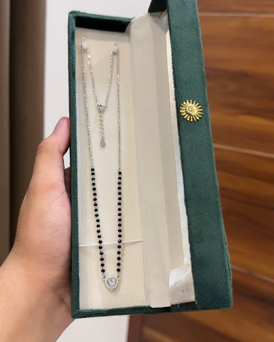 Heart Solitaire Mangalsutra