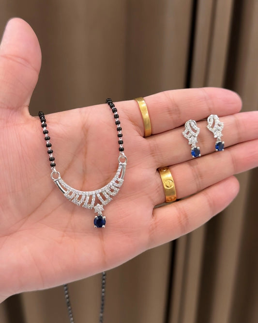 Silver Mangalsutra Set