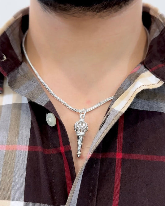 Hanuman Gadha Pendant Chain