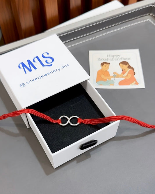 Silver Thread Rakhi