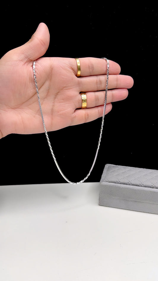 Twisted x Square Snake Chain