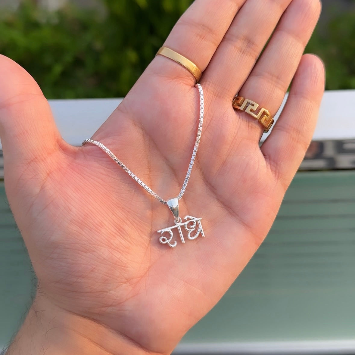 Radhe Pendant + Chain