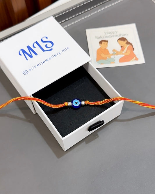 Silver Thread Rakhi